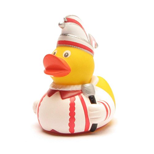 Duckshop I Badeente Karnevalsprinz I Quietscheente - inkl. Quietscheentchen-Schlüsselanhänger im Set I Geschenk für Jecken