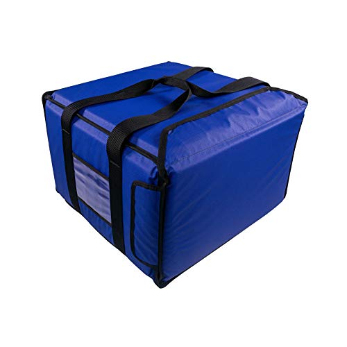 PizzaBag, Premium Pizza-Liefertasche für Lieferdienste (40 * 40 * 25 cm, Blau)