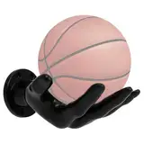 Ball Halterung Wand Handball 21,5x15cm Ultra Sicher Stabil Basketball Halterung Wand Hand Kreativ Wandhalterung Ballhalter Handball für Basketball Fußball Volleyball Schlüssel Kopfhör (1PCS)