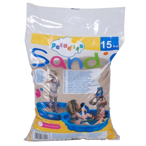 Annastore 15 Kg Spielsand für Kinder - Sandkasten Sand - Spielsand für Sandkasten - geprüfte Qualität - feine Körnung - Absolut Schadstofffrei - Feiner Quarzsand für Kleinkinder