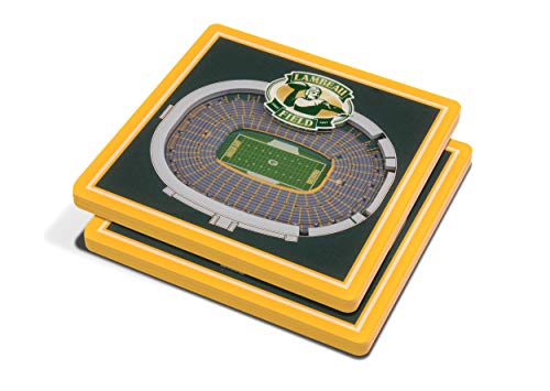 YouTheFan NFL Green Bay Packers 3D StadiumView Untersetzer – Lambeau Field