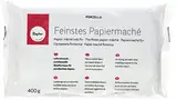 Rayher Hobby RAYHER 3450000 Porzella, feinstes Papiermaché, porzellanweiße Modelliermasse lufttrocknend, zum Modellieren von porzellanfeinen Objekten, Beutel 400g, Beige