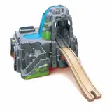 Hape Eisenbahnwelt Berg und Tunnelset mit Licht & Sound, ab 3 Jahren Mehrfarbig