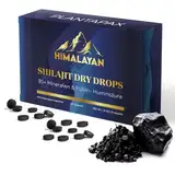 Shilajit Tabletten Mumijo Extrakt 36000 MG – Hochdosiert 80% Fulvinsäure & 85+ Mineralien | 1.200 mg pro Tag, 60 vegane Tabletten | Praktische Einnahme