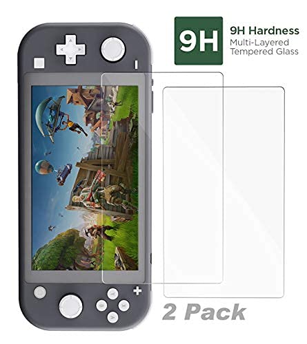 iMW Bildschirmschoner aus gehärtetem Glas für Nintendo Switch Lite, 2er-Pack