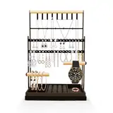 TFSZE Schmuckständer Schmuckhalter Schmuckbaum,Jewelry Organizer,Kettenständer Schmuck Ketten Organizer Ständer,7-Tier Schmuckhalter Ausstellungsstück Ringe,Ohrringe, Armbänder, Uhren und Accessoires