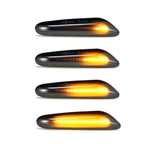 Led Seitenblinker passend für BMW 3er | E36, E46, E90, E91, E92, E93 | SCHWARZ丨2Pcs