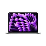 Apple 2024 13" MacBook Air Laptop mit M3 Chip: 13,6" Liquid Retina Display, 16 GB gemeinsamer Arbeitsspeicher, 512 GB SSD Speicher, beleuchtete Tastatur, 1080p FaceTime HD Kamera, Space Grau