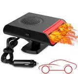 Showvigor 12V Autoheizung, Auto Heizlüfter, Tragbare Autoheizung Anti-Beschlag Windschutzscheibe Defroster, Defroster Mit ergonomischem Handgriff Zigarettenanzünder Heizlüfter für alle Autos