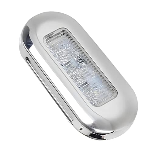 Geruwam Marine Courtesy Lights – 12 V Marine Boot LED | Helle und wasserdichte Marine LED Bootslicht mit Edelstahl für Kreuzfahrtschiffe, Yachten, Boote