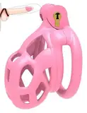 WreGmgg Gabbia Protettiva Rosa Mit 4 Ringen Und 1 SchlüSsel, Palestra Domestica Mit Armband Palestra (Klein) - H26