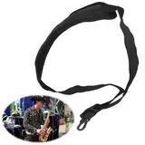 Saxophone Strap,Saxophon Gurt,Verstellbarer Saxophongurt,Gepolsterter Schultergurt,Dicker Saxophongurt,Weicher,Bequemer für Alt Tenor und Sopran Saxophon(Schwarz)