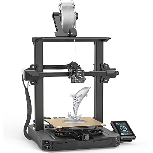 CREALITY Offizieller Ender 3 S1 Pro 3D-Drucker mit 300 ° C Hochtemperaturdüsen, Sprite Direct Extruder, CR Touch Auto Leveling, abnehmbarem PEI-Blatt und 4,3-Zoll-Touchscreen, unterstützt neun