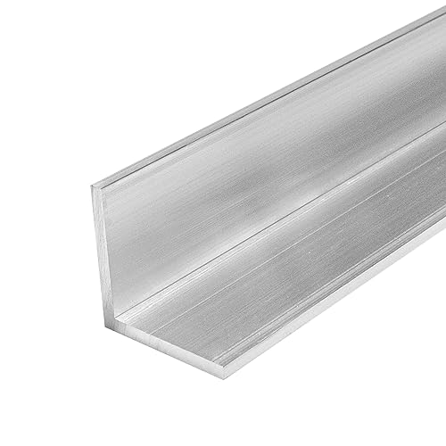 PRIOstahl Aluminiumwinkel Aluwinkel Winkel Winkelprofil L-Profil Aluprofil Eckschiene gleichschenklig - 50 x 50 x 3 mm Länge: 1000 mm EN AW-6063 t6 Schutz für Ecken Kanten Kreativbau aus Aluminium