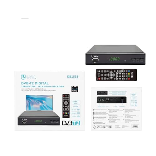 DVB-T2 H.264 Decoder, ideal zum Empfang digitaler terrestrischer Fernsehsignale und zur Verbesserung der Bild- und Tonqualität.