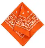 Tough Headwear Großes Bandana Tuch - Halstuch Herren und Damen - Kopftuch Nickituch für Männer und Frauen - Halstuch Cowboy Paisley Pirat - Dreieckstuch versch. Farben