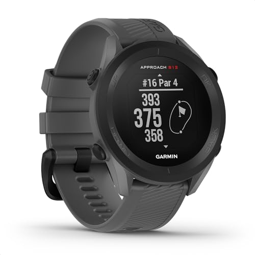 Garmin Approach S12 2022 Edition - GPS-Golfuhr mit Schlagweitenmessung & Distanzangaben zum Grün/ Hindernissen auf 42.000 Golfplätzen. Einfache Bedienung & bis zu 30 h Akkulaufzeit im Golf-Modus.