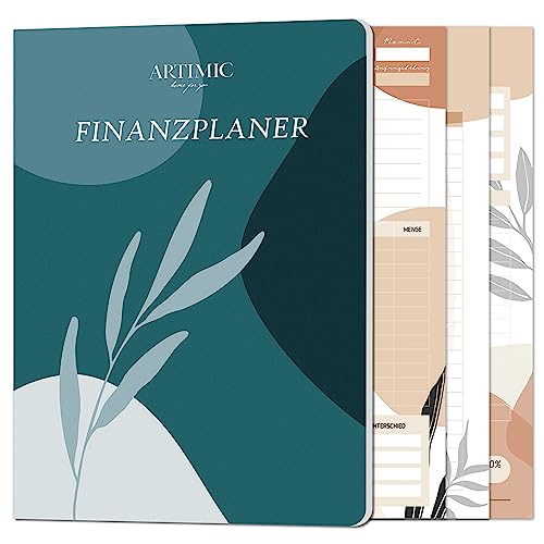 BIROYAL Budget Planer, Budgetbuch 96 Seiten Finanzplaner inkl. Monatliches Budget, Ausgaben Tracker, Einsparungs-, Einkommen-, Budget Buch zur Kontrolle Ihres Geldes, Undatiert (148x210mm)