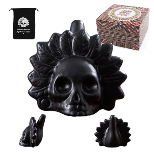 Aztekische Todespfeife, Authentische Menschlich Klingende Schreie, Lauteste Schreipfeife Bei 125+ Dezibel, Aztec Death Whistle - Geschenke zum Fest der Toten, Schreiende Azteken-Kriegspfeife