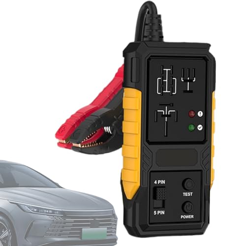Relais Tester - Relais Diagnose Detektor - 12-Volt Diagnosegerät für Fahrzeugreparaturen Batterietests Schaltungstests Sicherungsprüfung Anhängerwartung