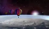 Ballonreisen Sternenhimmel Malen nach Zahlen DIY einzigartig