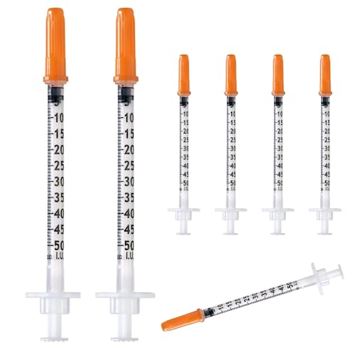 10 Stück 0.5 ml/cc Plastiktube 30G (0,3 x 8 mm), Mehrzweck-Messwerkzeuge, Einzeln verpackt (30G x 5/16")