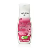 WELEDA Bio Wildrose Bodylotion - Naturkosmetik Körperpflege Lotion mit Jojobaöl & Aprikosenkernöl glättet die Haut. Natürliche Körperlotion zur Pflege von normaler & trockener Haut (vegan, 200ml)