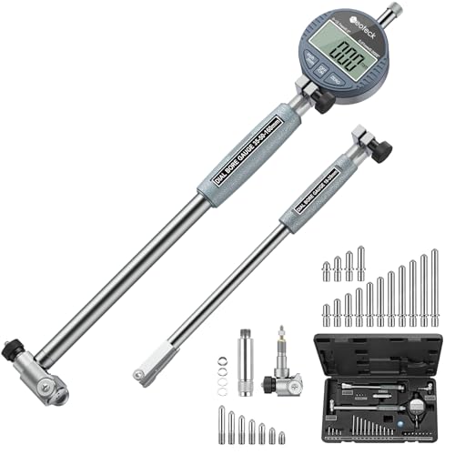 Neoteck Bohrungslehre Messuhr Set 18-160 mm Innendurchmesser Messuhr Aluminiumlegierung Hohe Präzision 0,01 mm Dial Bore Gauge Industriemesswerkzeug