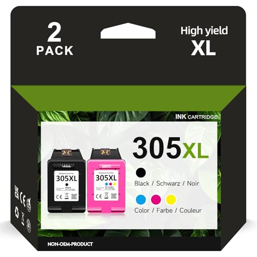 305XL Druckerpatronen für Druckerpatronen HP 305 Ersatz für HP 305 Druckerpatronen für HP DeskJet 2700 2710 2720e 2722e 4110e Deskjet Plus 4100 4130e Envy 6000 6010e 6020e 6030e Envy Pro 6400 6420
