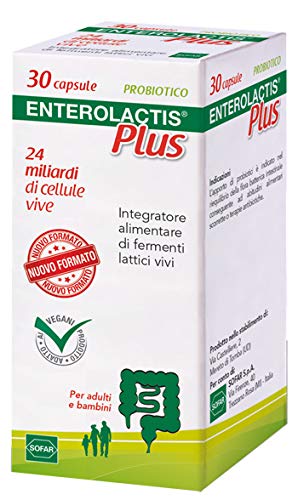 2 x ENTEROLACTIS Plus 30 Kapseln – Milchfermente – 60 CPS