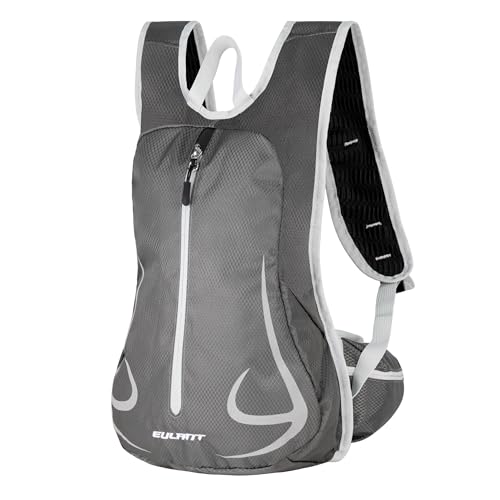 EULANT Kleiner Rucksack für Damen & Herren, Leicht Laufrucksack 15L,Wasserdicht Kleiner Sport Rucksack für Fahrrad Trekking Skifahren Wander Joggen, Upgraded auf wasserdichten Frontreißverschluss