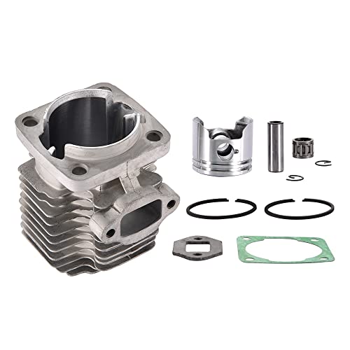 GOOFIT 40mm Zylinder Kolben Kits Dichtung Ersatz für 47cc 2 Stroke Engine Mini Quad ATV Pocketbike Dirtbike