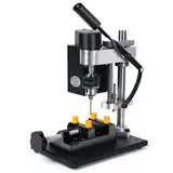 Miniatur Standbohrmaschine 250W Leistung Tischbohrmaschine Bohrhub 40mm 7 Gang Einstellbare Geschwindigkeit Ständerbohrmaschine zum Direkten Bohren von Metall, Holz, etc.