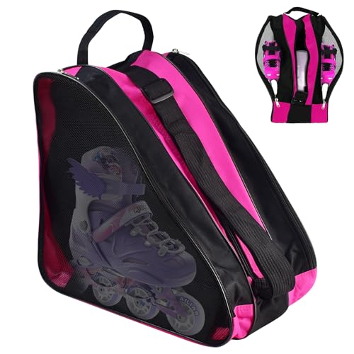 SLTAXAR Rollschuh Tasche Inliner Tasche Kinder Skatertasche Schlittschuhe Tasche für Inliner Ice Skate Bag Skischuhtasche Verstellbar Trageriemen Schlittschuhtasche Rollschuhtasche für Herren Damen