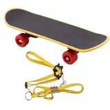 Schildkröten-Seil- Und Skateboard-Set – Lustiges Schildkrötenspielzeug, Verstellbares Bartagamen-Geschirr, Trainingsgeschirr Und Skateboard Für Kleine Haustiere, Schildkröten-Drachen, Bartagamen