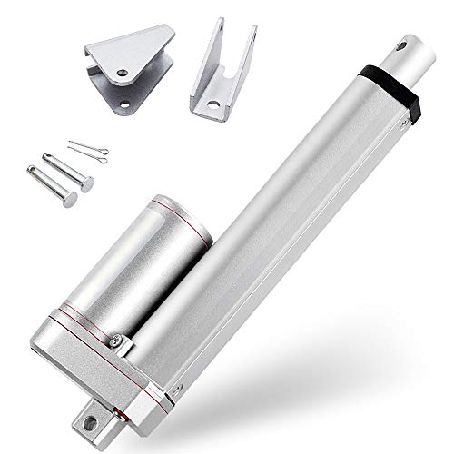 DCHOUSE 1000N 250mm Hub max Linearantrieb, DC 12V-Motor Lineartechnik-Aktuatoren für elektronische, Medizinische, Elektrische Türöffner und Automatisier ungsanwendungen