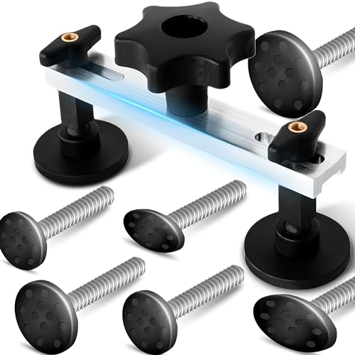 Retoo Auto Dellen Reparatur Set, Ausbeulwerkzeug, DIY Repair Puller Kit mit Brückenzieher, Paintless Dent Removal Tool für Fahrzeug Dellen Reparaturset, Tür Dings, Hagel Schaden Entfernen, Schwarz