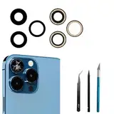 Dakexiong Rückkamera-Glaslinse Ersatz für iPhone 13 Pro/iPhone 13 Pro Max, für iPhone 13Pro / iPhone 13 Pro Max Back Rück Kamera Glas Linse Ersatz, mit Reparaturwerkzeug Kit