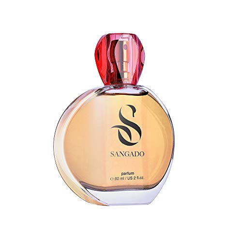 SANGADO Cappuccino-Vanille Parfüm für Damen, 8-10 Stunden Langanhaltend, Luxuriös Duftendes, Orientalisches Vanille, Zarte französische Essenszen, Extra-konzentriert (Parfüm), 60ml