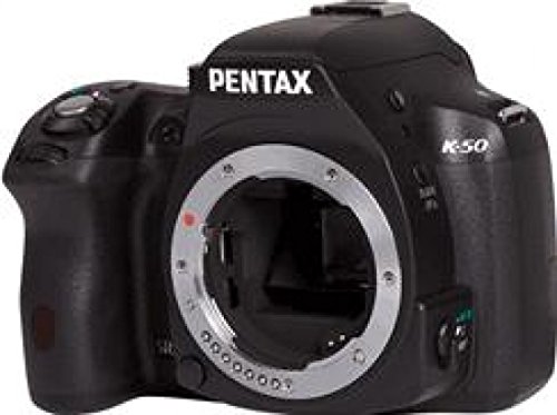 Pentax K 50 SLR-Digitalkamera (16 Megapixel, APS-C CMOS Sensor, 1080p, Full HD, 7,6 cm (3 Zoll) Display, Bildstabilisator) schwarz (nur Gehäuse)