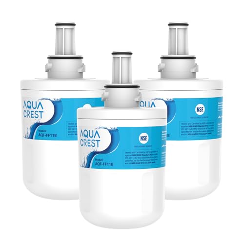 AQUACREST DA29-00003G Kühlschrank Wasserfilter, Kompatibel mit Samsung® Aqua Pure Plus DA29-00003G, DA29-00003B, DA29-00003A, DA97-06317A, DA61-00159A, HAFCU1/XAA, HAFIN2/EXP, WSS-1 (3)