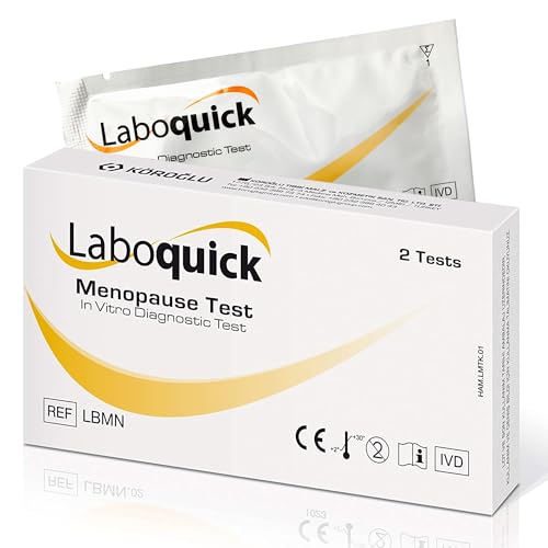 2 Stück Laboquick Wechseljahre Test FSH - Menopause test FSH Kassettentest - Urintest Zu Hause Schnelltest Selbsttest Schnelles Ergebnis