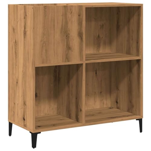 vidaXL Plattenschrank Artisan-Eiche 84,5x38x89 cm Holzwerkstoff