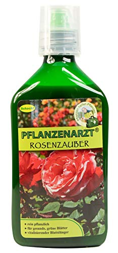 PFLANZENARZT® Rosenzauber, Organischer PK-Flüssigdünger/Blattdünger für Rosen, 350ml