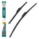 HEYNER® Scheibenwischer Set passend für Honda Civic IX (02.2012-12.2016) HYBRID Flachbalkenwischer Frontscheibenwischer