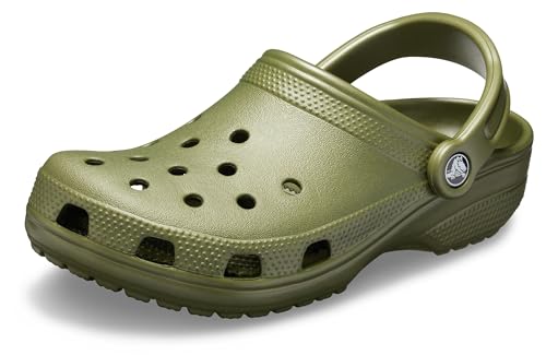Crocs Unisex Classic (Best Sellers) Clogs, Army Green, 43/44 EU