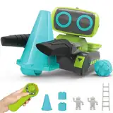 fisca RC Gabelstapler Roboter Kinder Spielzeug, Ferngesteuertes Roboter Auto mit Lichtern & Geräuschen,Kinderspielzeug Geschenk für Kinder ab 3 Jahren