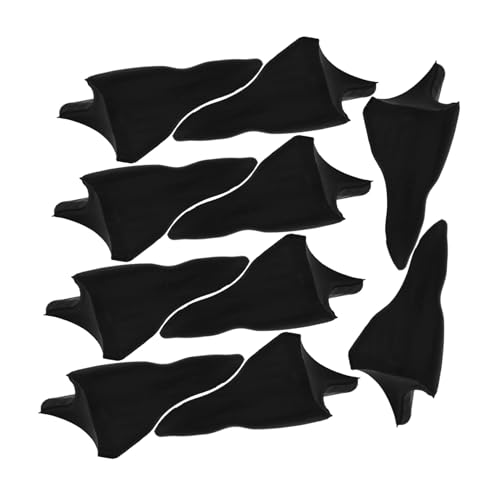 Amosfun 10 Stück Haifischflossenantenne Kieme Auto Haie Rückseite Zubehör für Dach Haifischflossen-Antennendekoration Haifischflossen-Dekoration Fahrzeugdekor Abs Black