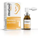 OtoCura Ohrenspray 10 ml, Ohrenreiniger aus Olivenöl, Mandelöl und Calendulaöl zur Ohren Reinigung und Pflege des äußeren Gehörgangs