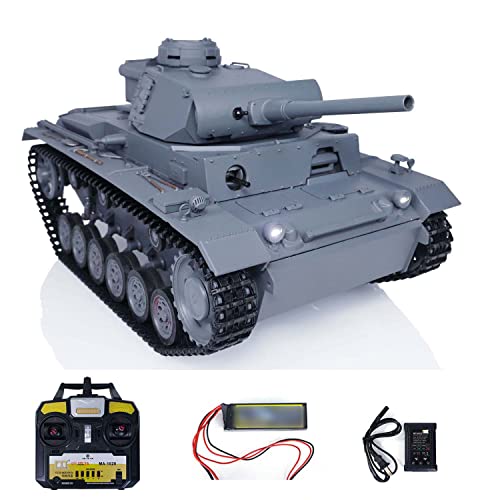 Vollmetall, Maßstab 1:16, grauer deutscher Panther III RC Panzer Bb Shooting Airsoft RTR Mato Modell 1223..